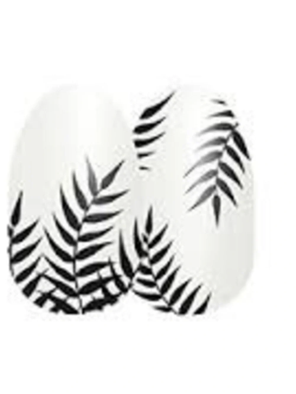 Color Street Palm Before the Storm FDL040 clear overlay black leaf design 16pcs